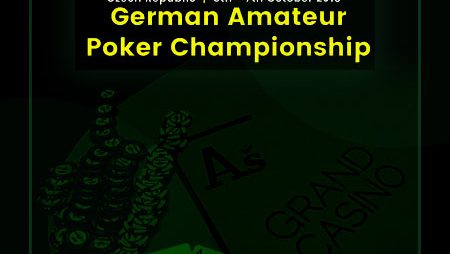 German Amateur Poker Championship начнется 5 октября